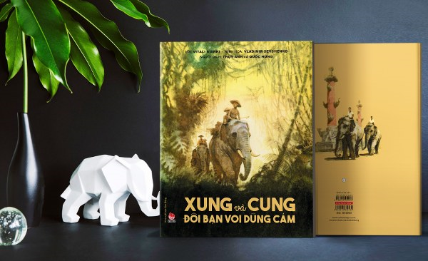 Tác giả người Nga viết và vẽ về những chú voi Việt Nam